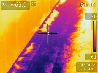 Infrared technology finds leaks