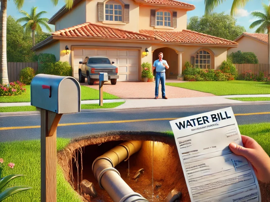 high water bill palm harbor florida